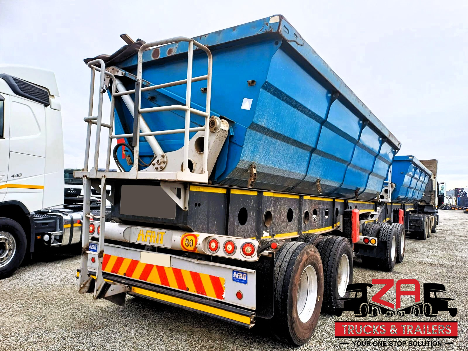 2021 AFRIT 45 CUBE SIDE TIPPER TRAILER #53273